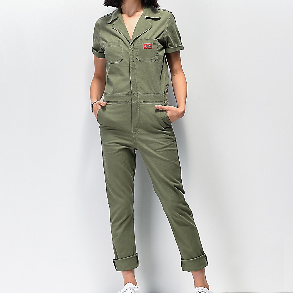 Dickies Olive Jumpsuit